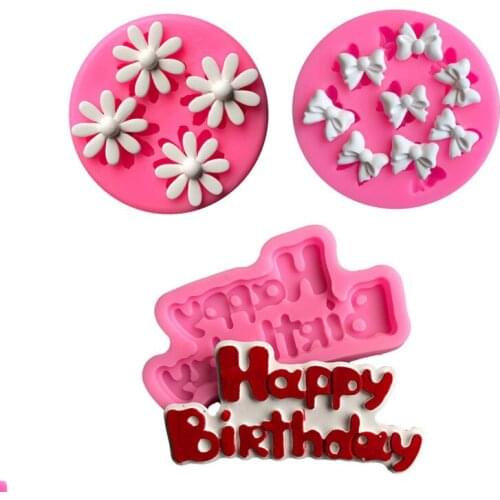 Letter/Cream Silicone Cake Decorating Tool Silicone Cake Mold Fondant Chocolate Cake Mold