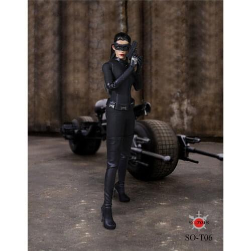 SO-T06 1/6 Scale Head Sculpt & Clothes Set Figure Model for 12 inches Action Figure Body Female Figure Accessory