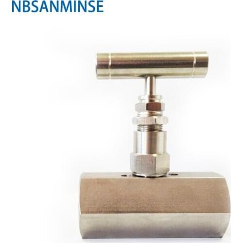 SPNV 1/2 3/4 (F x F) (M x F) Female Type Stainless Steel Needle Valve High Quality 6000 Psi Pressure NPT Inline Type NBSANMINSE