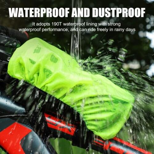 Waterproof Bicycle Bag Cover MTB Bike Front Tube Saddle Bag Rainproof Dust Cover for Outdoor Cycle Biking Entertainment