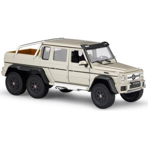 WELLY 1/24 Mercedes-Benz G-Class/G63 AMG 6X6 Simulatio Collector Edition Metal Diecast Model Car Kids Toys Gift