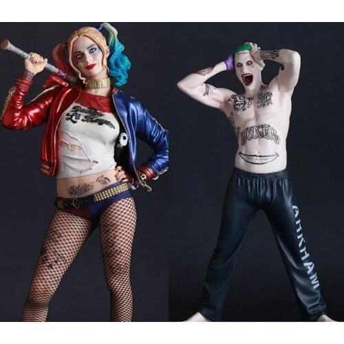 In Stock Collectible 1/6 Scale 28.5cm Female/Male Clown Joker Anime Figure Model Toy with Box for Fans Gifts