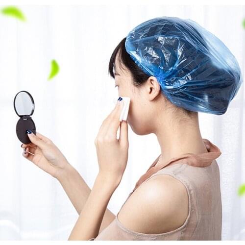 050 Disposable shower waterproof headgear cap adult female kitchen cap oil cap shower household bath hair cap