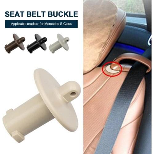4 Colors Car Rear Seat Belt Buckle For Benz S-Class W222 Auto Seat Fixing Buckle Seat Belt Connector Car Interior Accessories