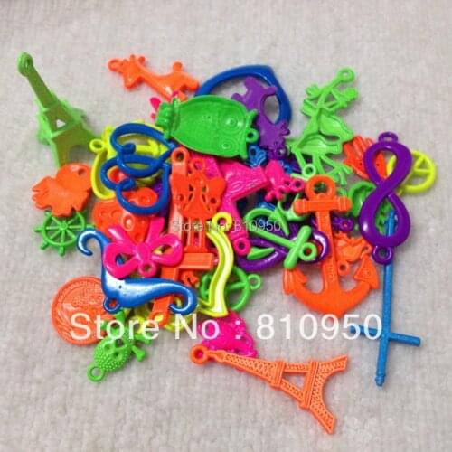 45 pieces/lot Mixed styles Mixed colors Metal/Alloy Charms Pendant Fashion Jewelry connector DIY Accessories Finding