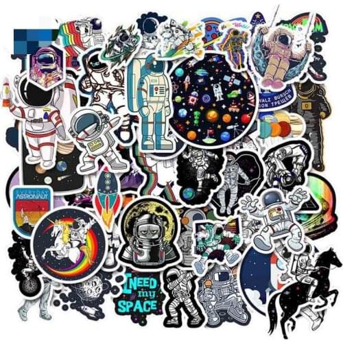 50PCS/Set Stickers Kids Toys Laptop Motorcycle Space Unicorn Sticker Scrapbook Skateboard Graffiti Waterproof Stickers