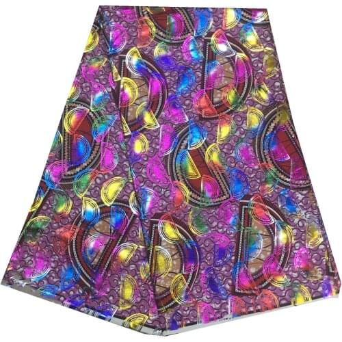 African wax Fabrics Ankara Print Fabric 6 Yards Latest Nigeria Wax Guaranteed Real Ghana Wax style For Women Dres