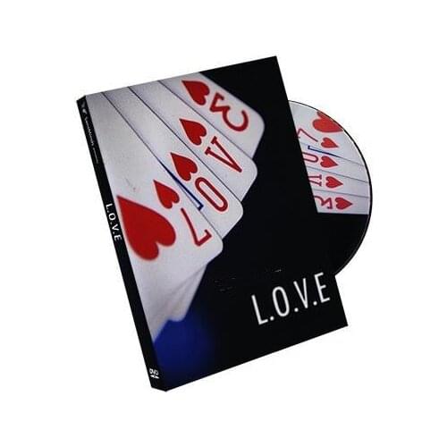 Free shipping! L.O.V.E (DVD and Gimmick) - Card Magic Trick,Magic for Lover,Fun,Stage,Close Up,Illusions,Magic Accessories