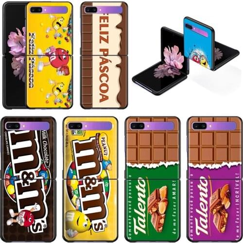 Smartphone Case For Samsung Galaxy Galaxy Z Flip 3 5G Cover Shell TPU Caso Mobilephone Fundas M&Ms Chocolate Nutella Bottle