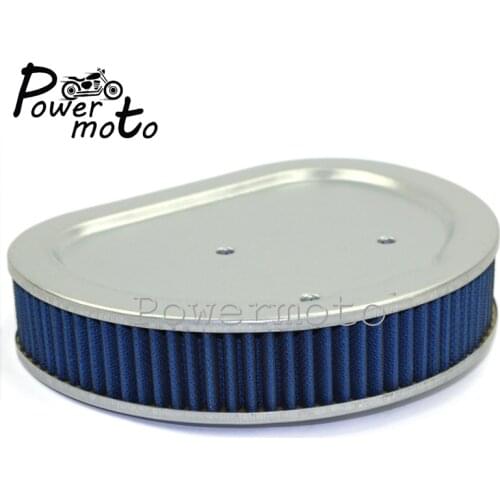 For Harley Touring Dyna Softail Twin Cam 1999-2011 Blue Motorcycle High Flow Air Filter Air Cleaner Intake 29461-99