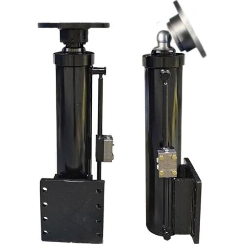 Customized hydraulic cylinder drilling rig crane trailer outrigger flange cylinder customized two-way support oil top