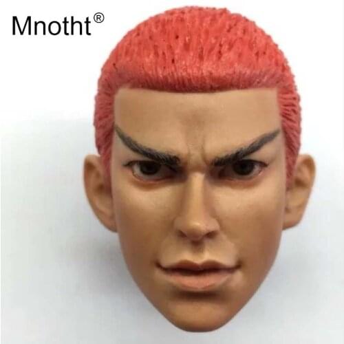 Mnotht 1/6 Scale Dunk High hand Head Sculpt Yingmuhuadao Head Carving Model Toys For 12in Action Figure Collections Hobbies m3