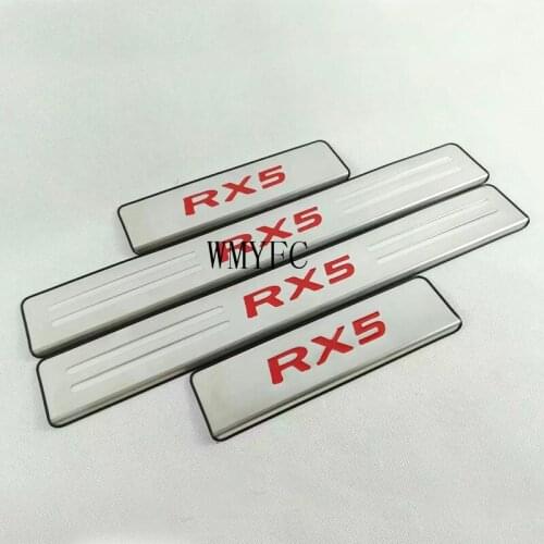 Stainless Steel Scuff Plate Door Sill 4pcs/set Car Accessories for MG RX5 2016 2017 2018 2019