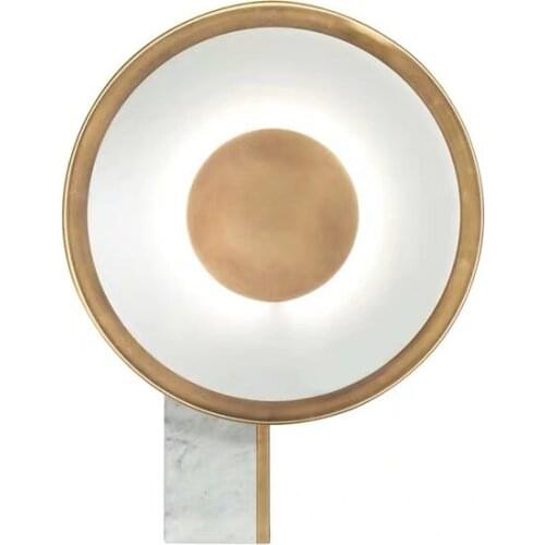 Post A Living Room Marble Desk Lamp Northern Europe Model Between Bedroom Bedside Personality Originality Decoration Desk Lamp