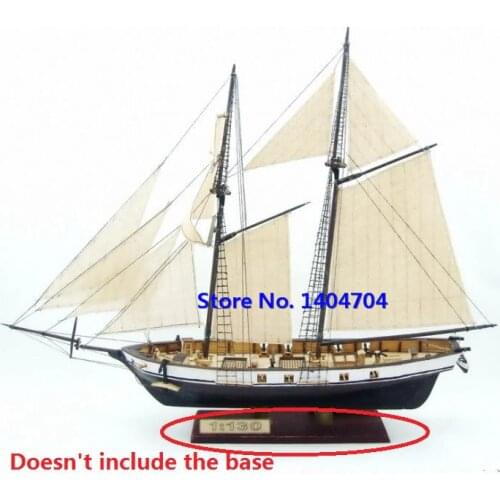 NIDALE Model Free shipping Classics wooden sailboat model HARVEY 1847 wooden Assembly kit