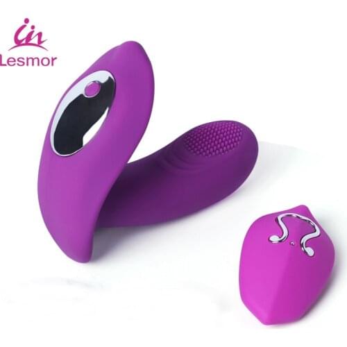 Wearable Vibrator Sex Toys for Women Adult G Spot Clitoris Stimulator Panties Vibrator with Remote Control Vaginal Hit Touch