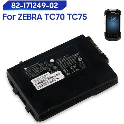 Original Replacement Battery For ZEBRA TC70 TC75 Symbol Scanner Battery 82-171249-02 Genuine 4620mAh