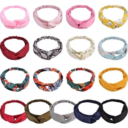 Designer Headband For Girls Mask For Face Fashion Head Band Boho Cross Knot Hair Band Sweet Daisy Hairbands Kids Hair Accesories