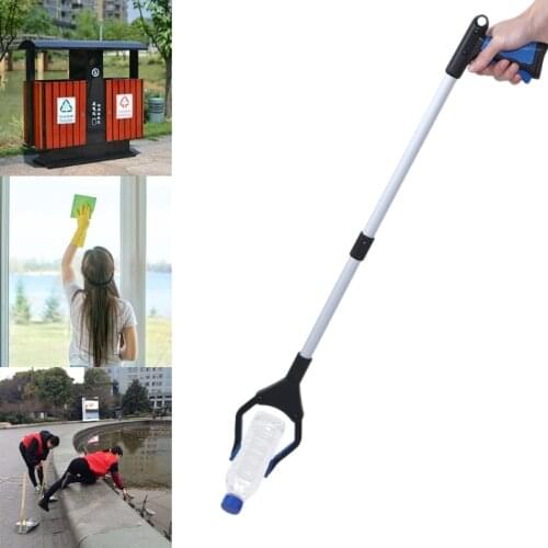 Foldable Gripper Made of Aluminium With Rotating Rubber Gripper for Rubbish / Litter Picker, Garden Nabber Rubbish Tongs