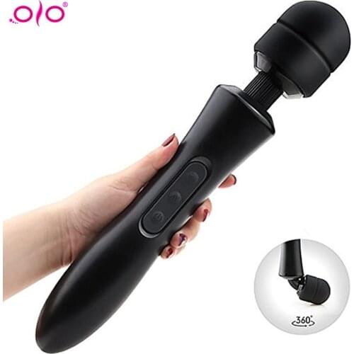 OLO Rechargeable Vibrator 8 Frequency Silicone Mute Vibrator G Spot Stimulation Vagina Massager Masturbation Device Sex Toy