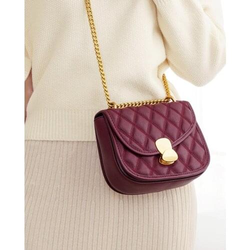 WOONAM Women Fashion Stitched Top Hide Genuine Calf Leather Satchel Cross Body Shoulder Bag WB1053