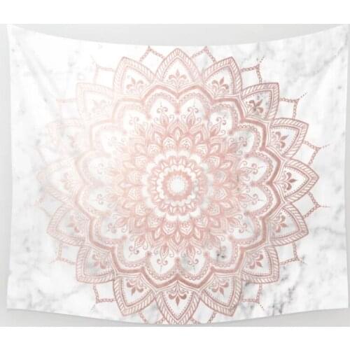 Pleasure Rose Gold Wall Tapestry Wall Decor Bedspread Curtain Bedding Throw Personalized Table Cloth Decorative Yoga Mat