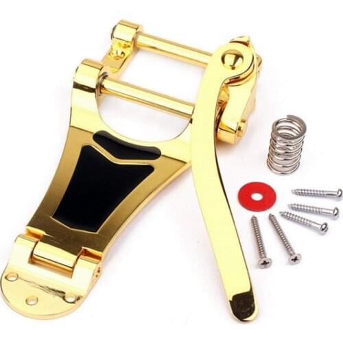 Vibrato Bridge Tailpiece B7 Jazz Guitar for Gibson Bigsby ES355 Epiphone Gold