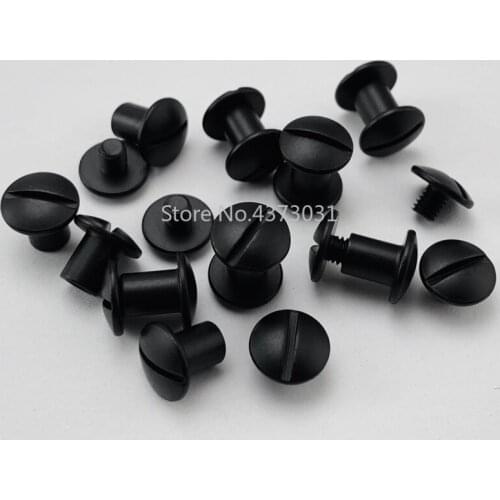 4 Pieces Half Round Head Fastening M3.5 Screw Rivet for DIY Knife Handle Material Screw