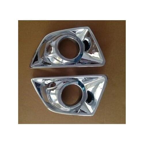 High quality ABS Chrome Rear Fog light Lamp Cover Trim Front fog lamp cover trim For Ford Ecosport 2013 Car styling