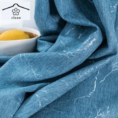 New Simple and Modern Curtain Pure Color Fresh High Quality High Shading, High-end Chenille Curtains for Living Room Bedroom