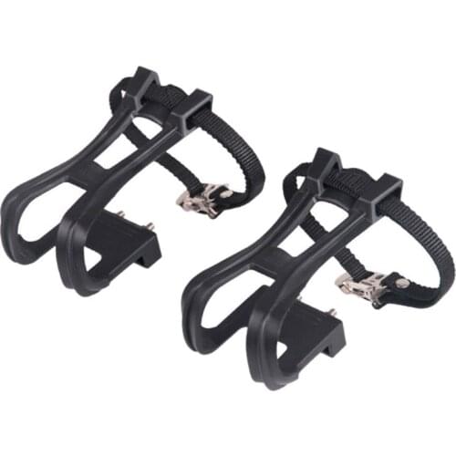 1pair Cycling MTB Road Bike Pedal Toe Clip Strap Belt Bicycle Pedal Shoe Harness