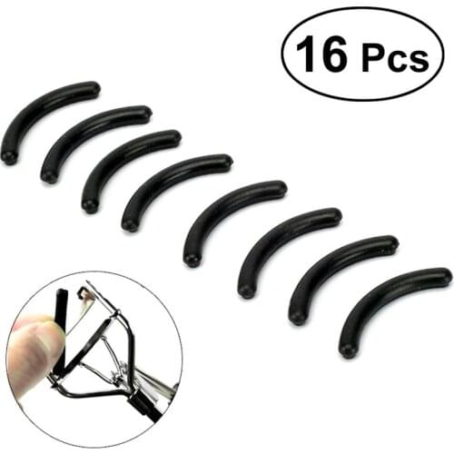 16Pcs Refill Pads for Eyelash Curler Best Replacement Rubber Cushions Washable for Mascara Eyeliner or Glue Smudged Lashes
