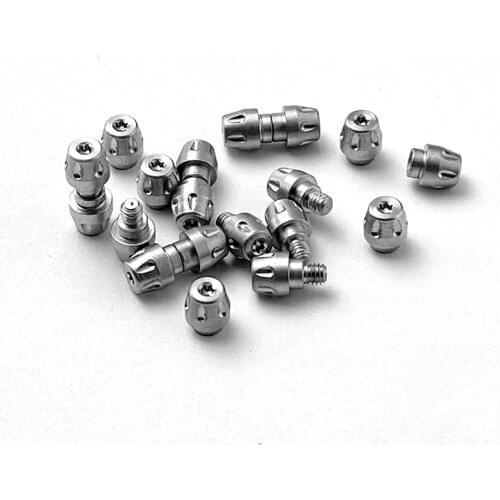 2PCS T6 Folding Knife Accessories DIY Folding Knife Screw 416 Stainless Steel Screw Push Knife Screw