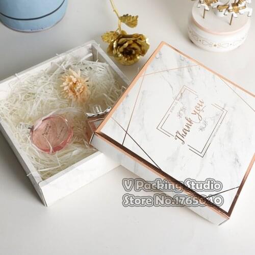 20*20*6.5cm White marble bronzing gift Box,biscuit mooncake Candy box, Party Wedding Favors giveaway toy Gift Boxes 50pcs/lot