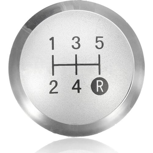 5 Speed Chrome Car Gear Shift Knob Cap Cover For Toyota Auris 2007 2008 2009