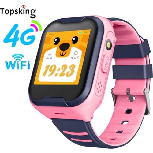 A36E Kids Smart Wifi GPS LBS Tracking SOS Watch 4G SIM Card Video call IP67 waterproof Alarm Clock Camera Boy Girl Baby Watch
