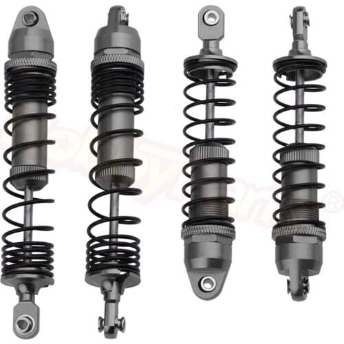 HobbyPark Aluminum Front & Rear Shock Absorber Assembled Full Metal for RC 1/10 Traxxas Slash Stampede Rustler Nitro Slash