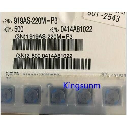 Free shipping 10pcs 919AS-220M=P3 original TOKO power inductor coil