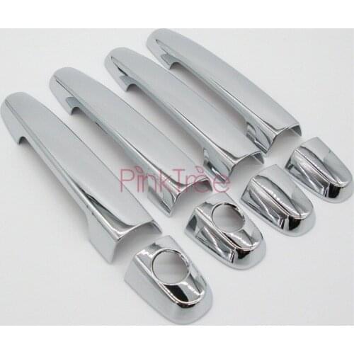 For TOYOTA HILUX VIGO SR5 MK6 PICKUP 2005-2014 Chrome Door Handle Cover Handle Bowl Insert Car Styling Accessories