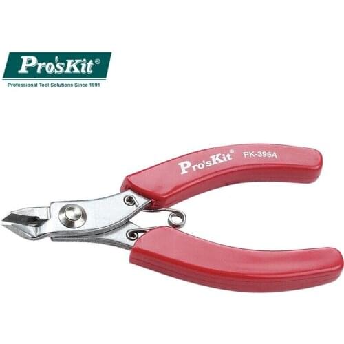 Brand Pros'kit 1PK-396A Stainless Steel Side Cutting Plier Cable Cutter Pliers Repair Hand Tools Bent-nose Pliers Electrical