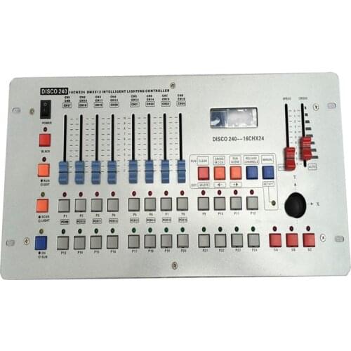HOT Selling 24 Channels Disco240 DMX Controller For Disco Nightclub Party Bar DJ DMX Lighting Dmx Console Stage DJ Disco