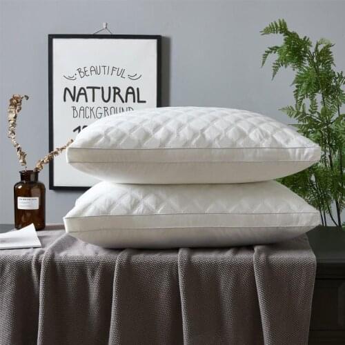 Cotton pillow childrens adult fiber neck pillow genuine single head pillow core