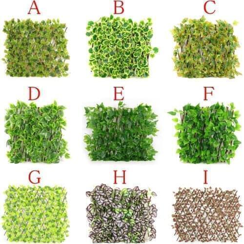 Artificial Ivy Fence Screen Hedge Plant Privacy Fence Expandable Garden Backyard Outdoor Wall Decoration Garden Decoration