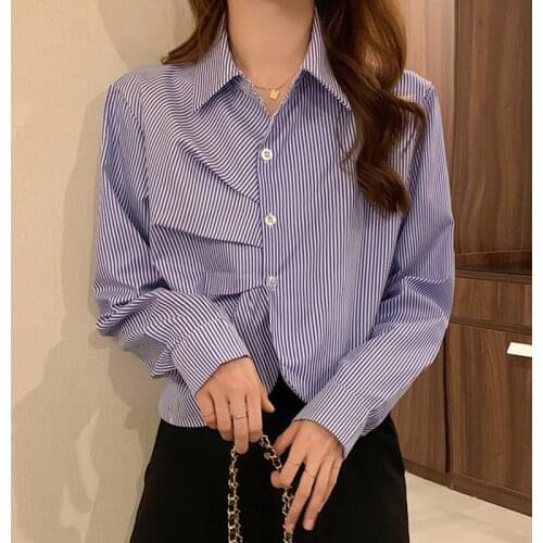Блузки в полоску KOMIYAMA China At AliExpress