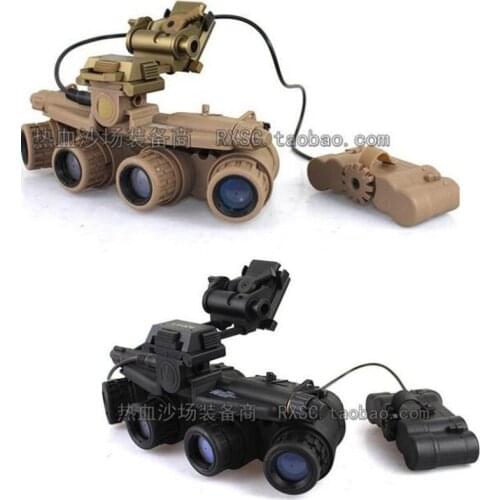 FMA Tactical Airsoft GPNVG 18 Dummy model +Metal L4G24 NVG Mount Bk/de