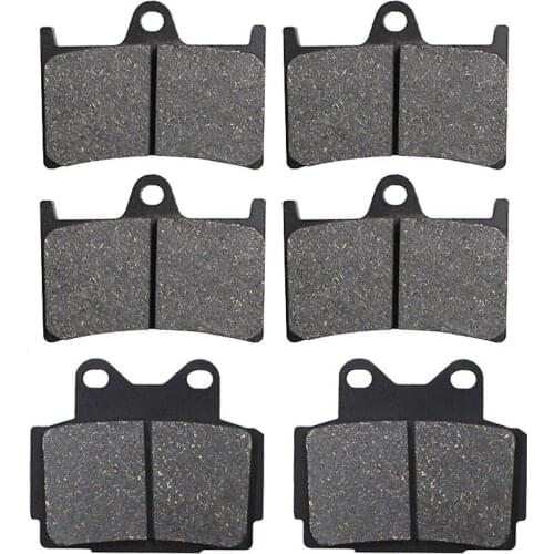 Motorcycle Front and Rear Brake Pads for YAMAHA FZR 400 FZR400 1991 1992 FZS 600 FZS600 Fazer 600 1998-2003