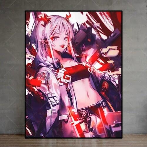 Nian Arknights Canvas Painting Wall Art Posters Prints Pictures Living Room Decoration Home Decoration frame