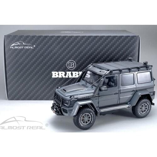 New Almost Real AR 1:18 For BARBUS 550 Adventure 4x4 Diecast CAR MODEL TOYS Gifts Collection Ornament Display Black/Gray Metal