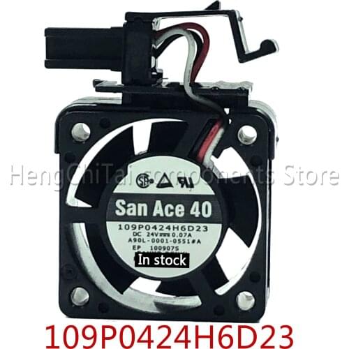 Original 100% working 109P0424H6D23 DC 24V 0.07A 4cm 40mm Alarm Signal RD A90L-0001-0551#A Cooling Fan
