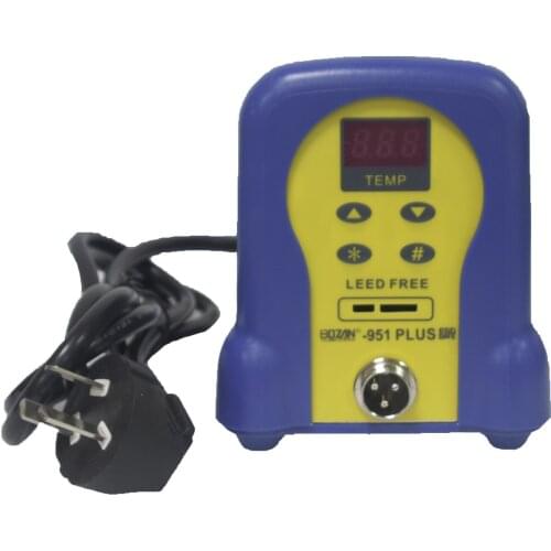 Digital Display 75W Soldering Station With Card 951 PLUS T12-B Constant Temperature Low-power Miniature
